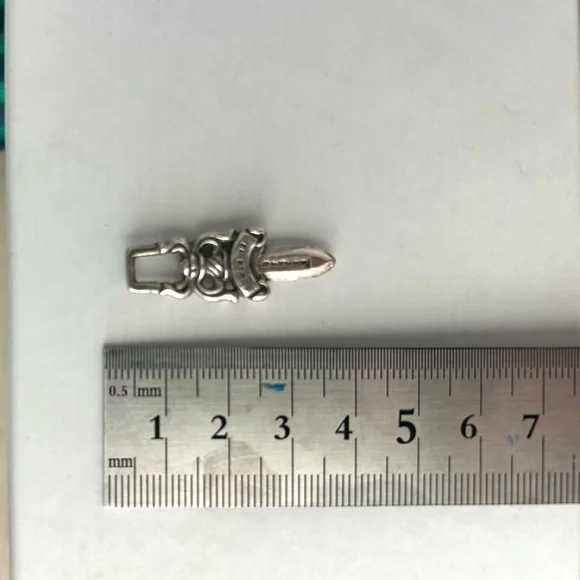 Authentic Chrome Hearts Sterling Silver 925 Sword Charm